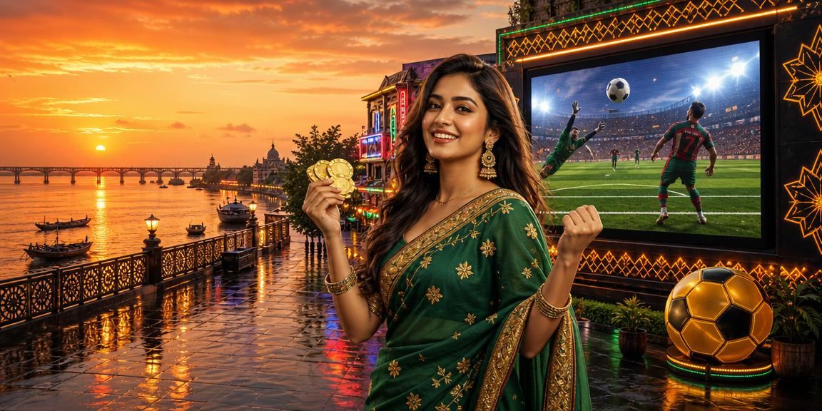 রাজশাহীতে নিয়ন আলোয় ক্রিকেট বেটিং স্ক্রিন দেখছেন উৎসাহী দর্শক